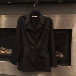 Women’s black blazer very lightweight top medium